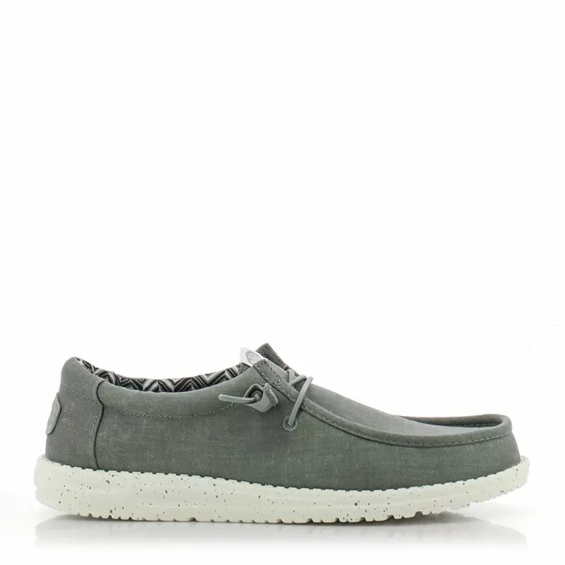 Мъжки Ежедневни HEY DUDE – 40700-007 WALLY STRETCH LIGHT GREY