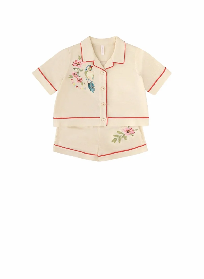 Риза с бродерия 'Aster' Zimmermann Kids — снимка 5