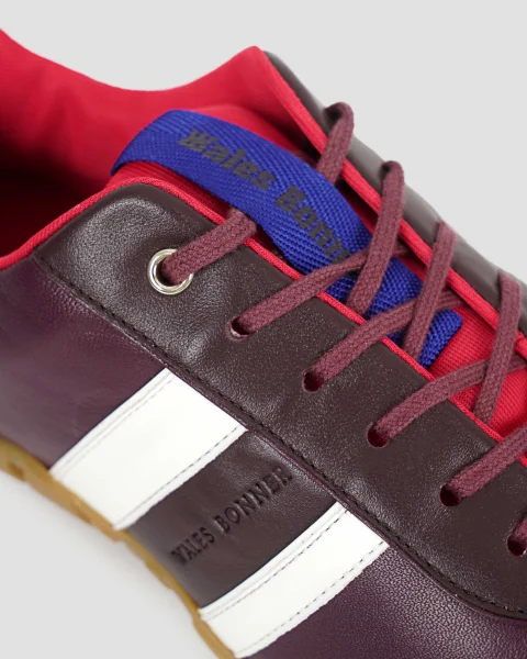 Men's The Cadence Sneaker in Burgundy — снимка 5