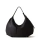 Дамска черна чанта Prive Hobo Bag BORBONESE — снимка 2