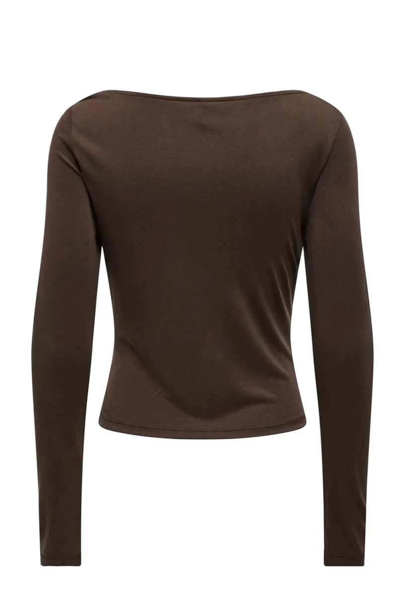 Top Onlhannah L/S Metal 15377136 19-1015 TCX bracken — снимка 2