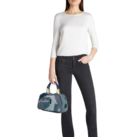 Дамска чанта деним Candy Jeans Braccialini — снимка 8