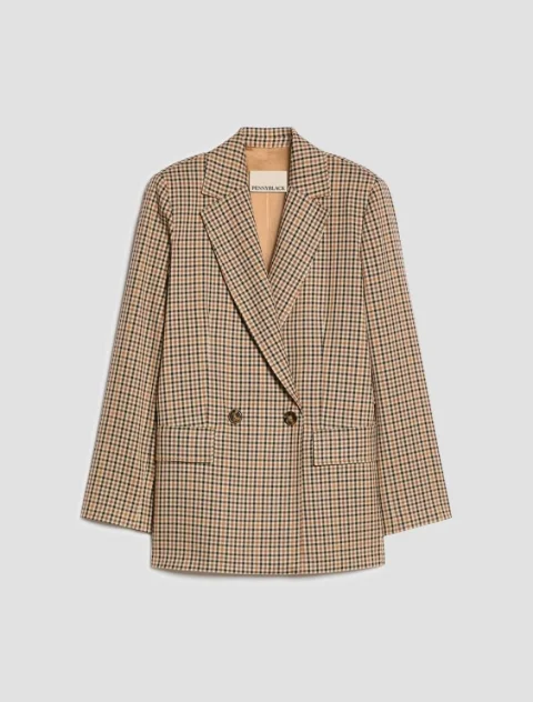 Двуредно сако 'Gingham' Pennyblack Pbbtilde — снимка 5