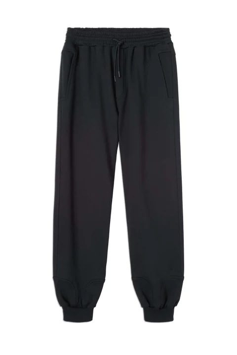 Спортни панталони 52P003221T006158 Trousers Jogger Logo Patch Cotton Fleece k299 black