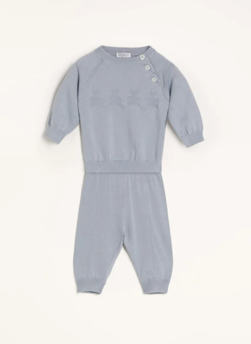 Пуловер 'Bernie' Brunello Cucinelli Kids — снимка 6