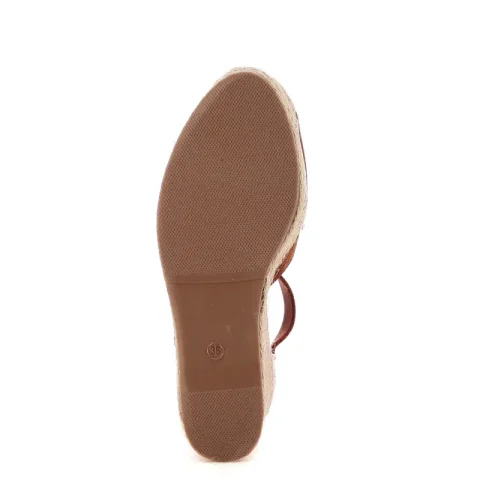 Дамски Сандали На Платформа CARLO FABIANI – 082-117 TAN SUEDE — снимка 4
