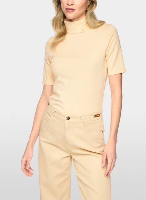 Блуза с поло яка Marc Cain Collections — снимка 14