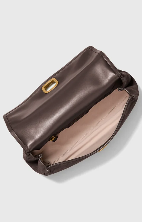 Малка велурена чанта — снимка 4