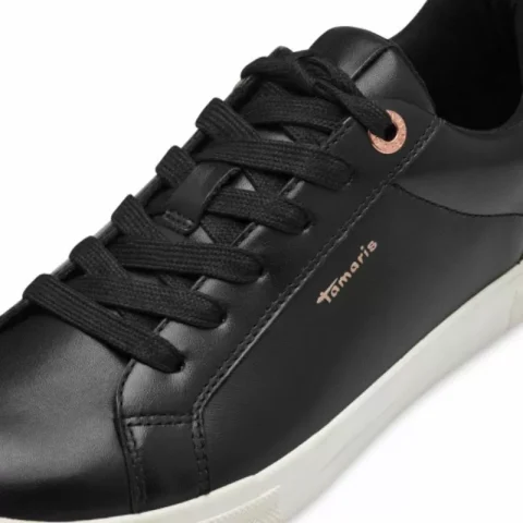 Дамски Сникърс TAMARIS – 1-23622-42-048 BLACK/GOLD — снимка 3