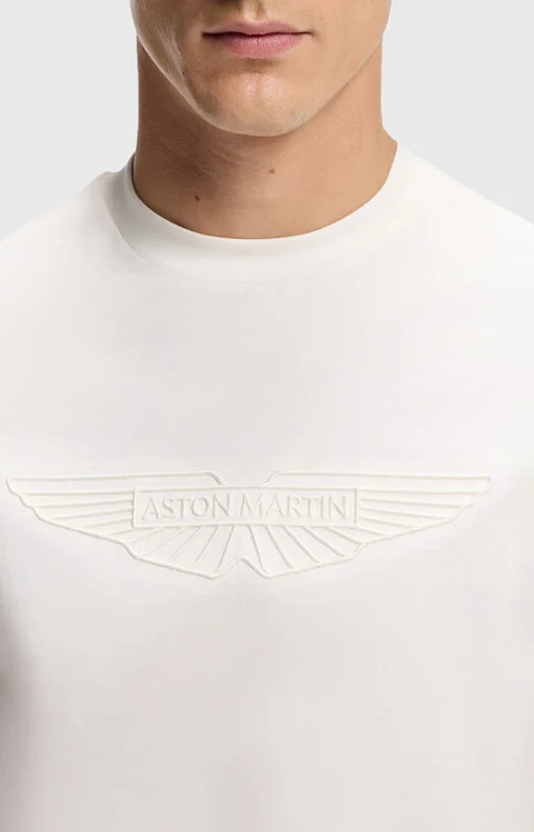 Тениска BOSS x ASTON MARTIN с релефно лого — снимка 4