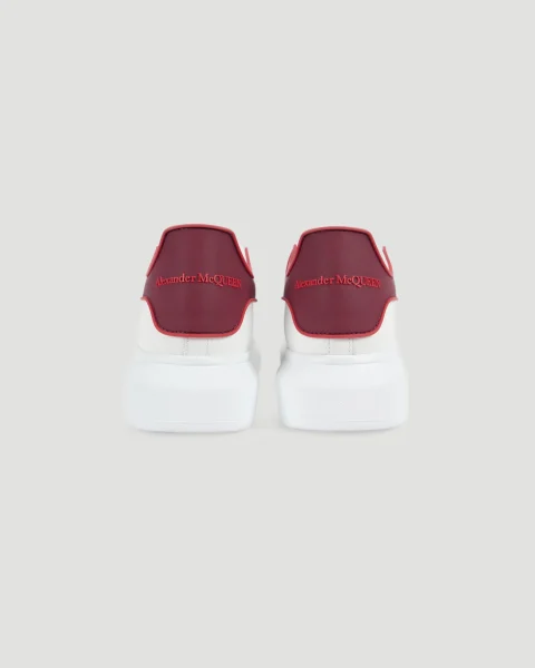 Oversized Sneakers in White and Red — снимка 5
