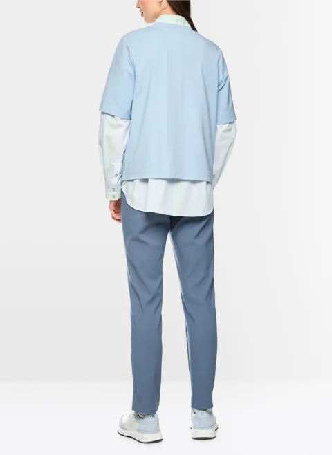 Тишърт с кантове Marc Cain Sports — снимка 3