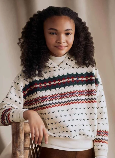 Блуза с бродерия Ralph Lauren Kids 2-6 — снимка 3