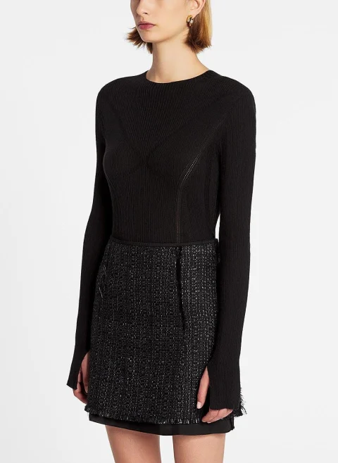 Пуловер с коприна Lanvin