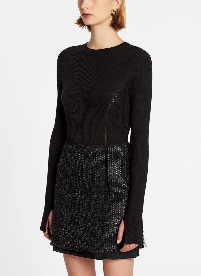 Пуловер с коприна Lanvin