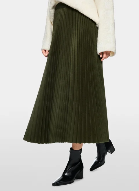 Плисирана пола с вълна Marc Cain Collections — снимка 9