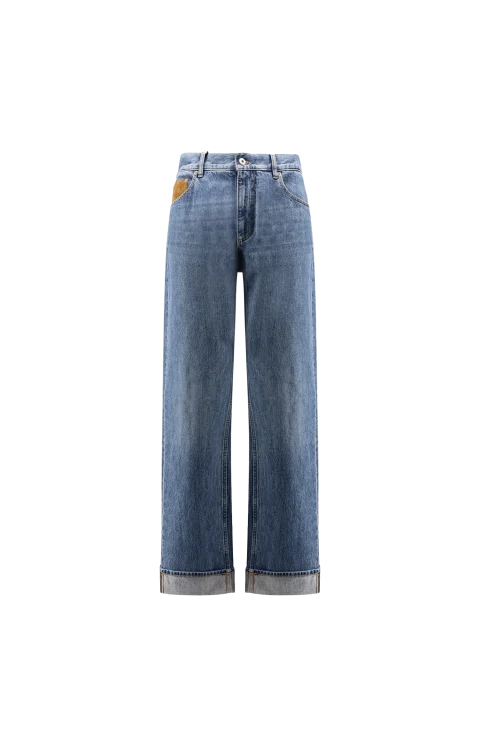 Vintage Indigo Straight Jeans