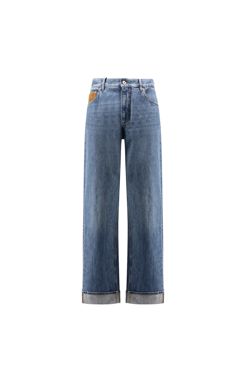 Vintage Indigo Straight Jeans