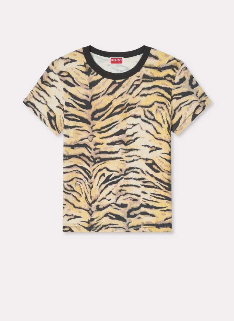 Тишърт с анималистичен принт 'Tiger' Kenzo — снимка 6