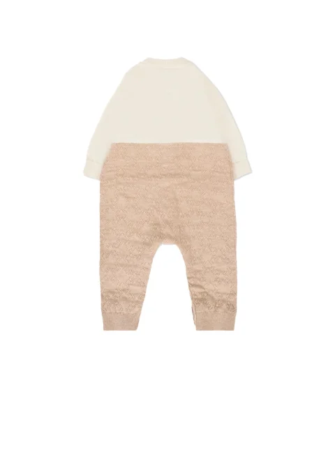 Гащеризон от фино плетиво 'Color Block' Givenchy Kids — снимка 2