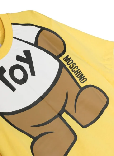 Тишърт с принт Moschino Kids — снимка 3