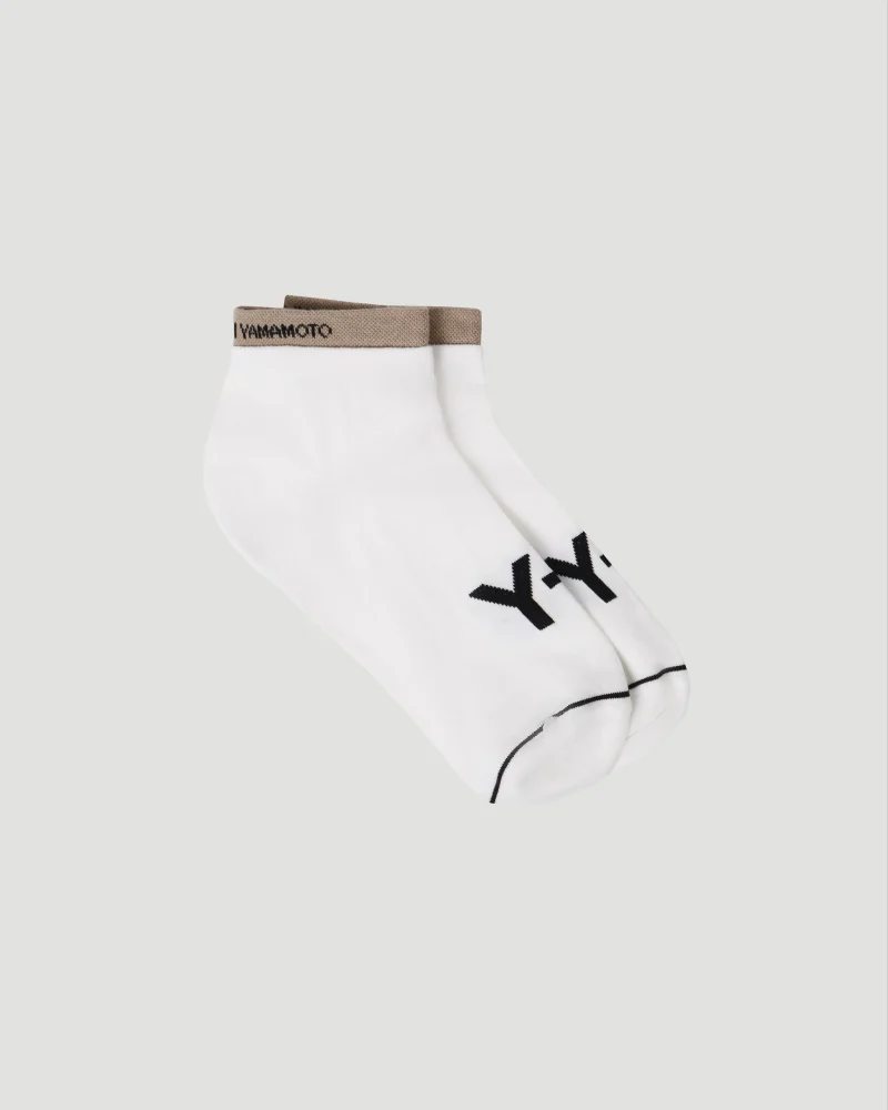 Mid-Calf Socks in White