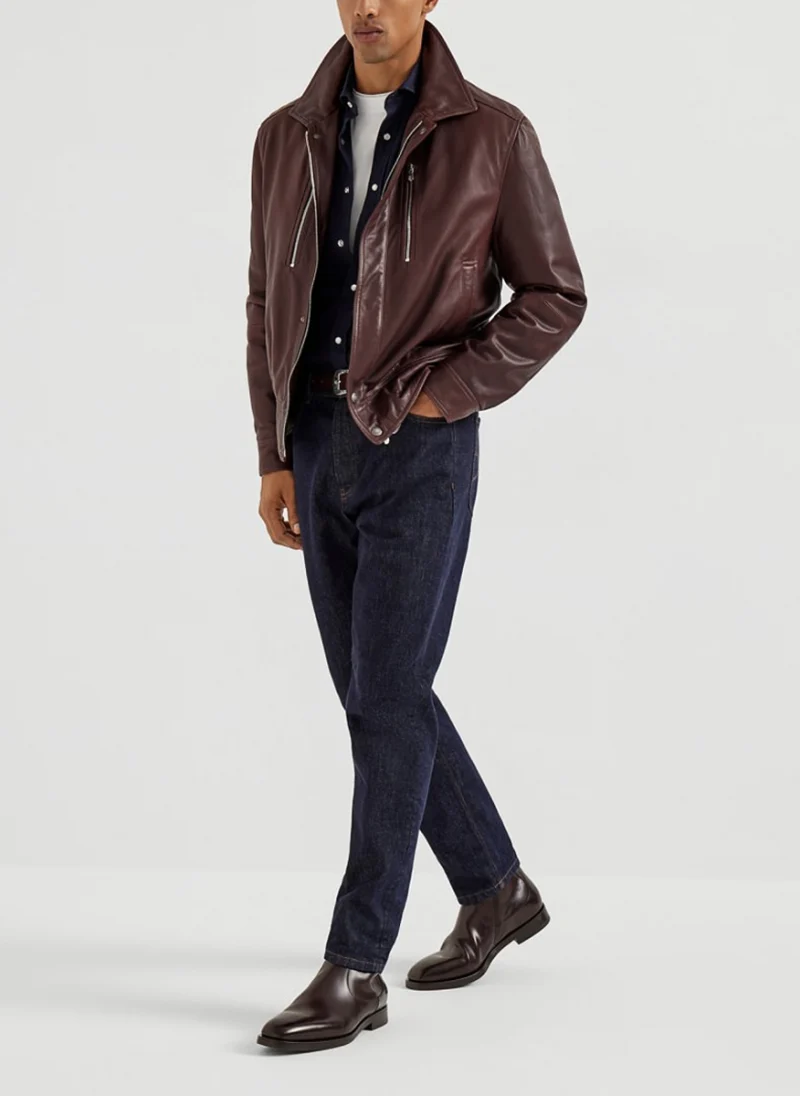 Тишърт 'Faux-layered effect' Brunello Cucinelli — снимка 8