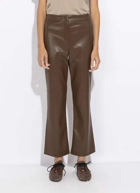 Панталон с кожен ефект 'S Max Mara Smmsublime — снимка 4
