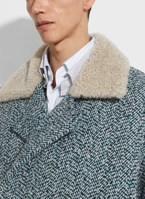 Палто от вълна и кашмир Zegna — снимка 4