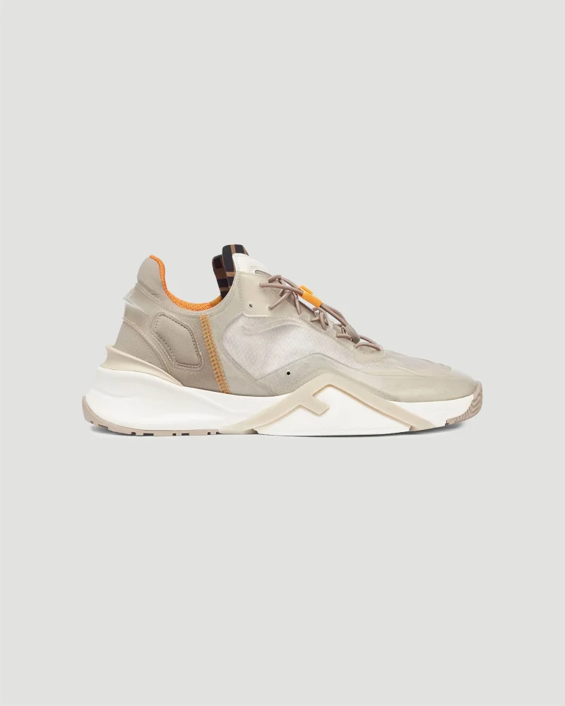 Fendi Flow Sneakers in Beige