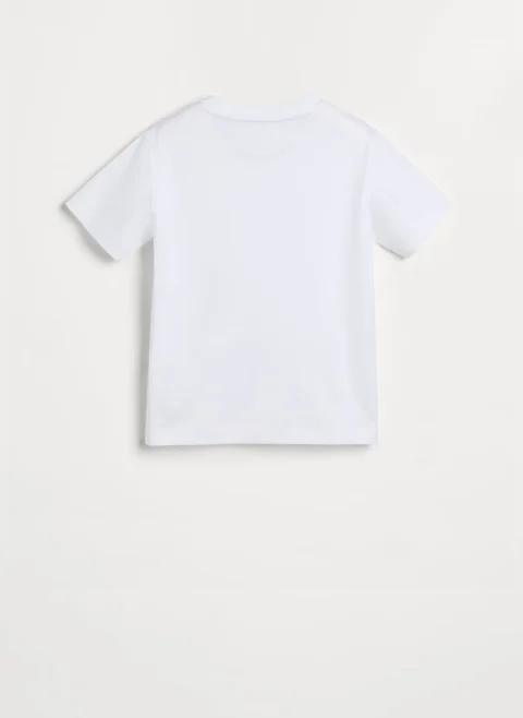 Тишърт с принт 'Black Tie Club' Brunello Cucinelli Kids 10 — снимка 2