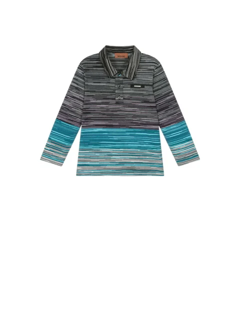 Полошърт с цялостен принт Missoni Kids