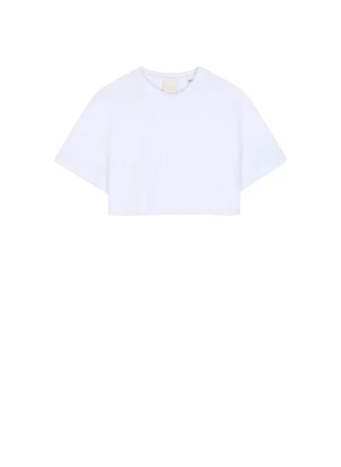 Тишърт със скъсена дължина Givenchy Kids