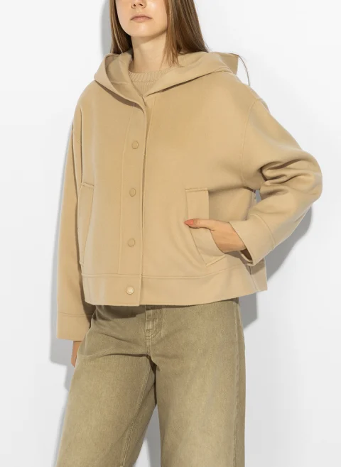 Яке от фина вълна Weekend Max Mara Wkdridente — снимка 6