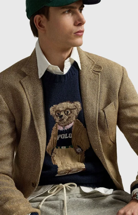 Пуловер Polo Bear с овално деколте — снимка 4
