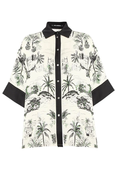 Риза Fluid Pj Blouse B2W11016 1gw vacancesdekarl black