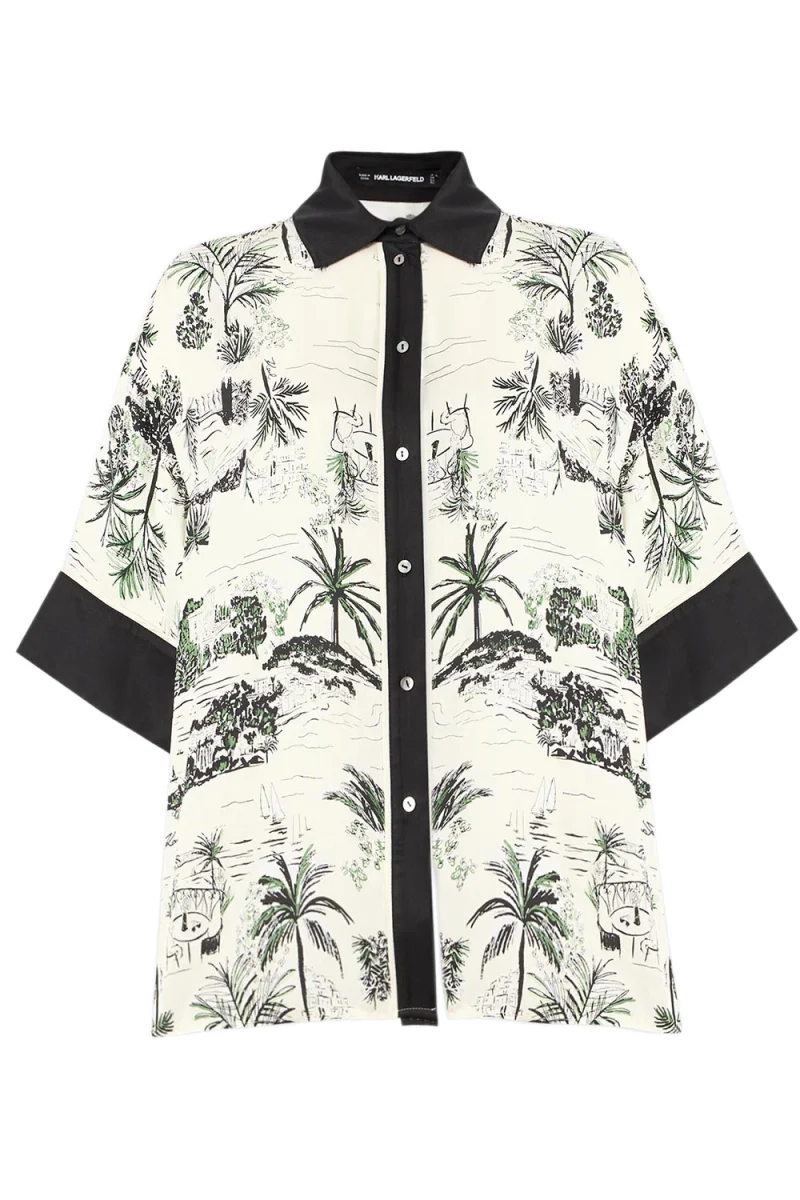 Риза Fluid Pj Blouse B2W11016 1gw vacancesdekarl black