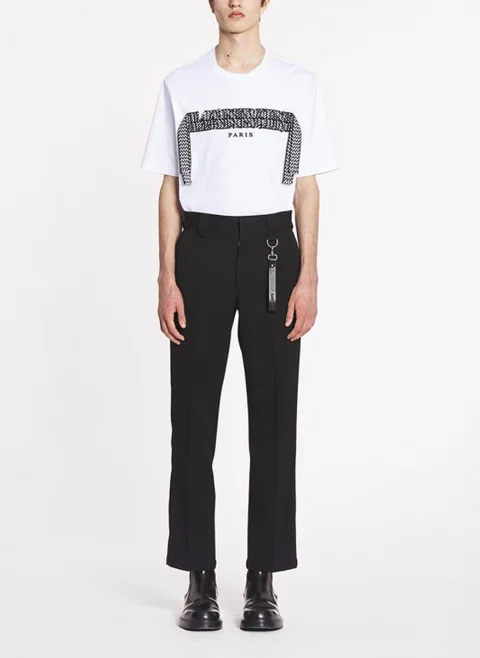 Тишърт с бродерия Lanvin