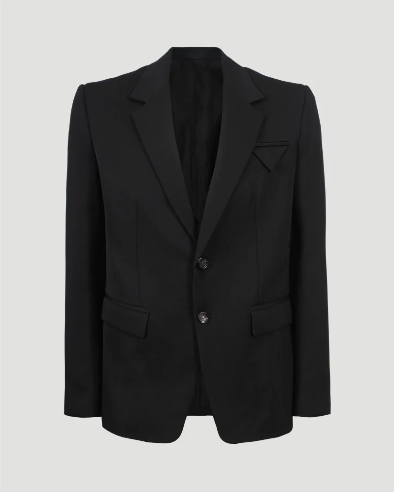 Single-Breasted Blazer in Black