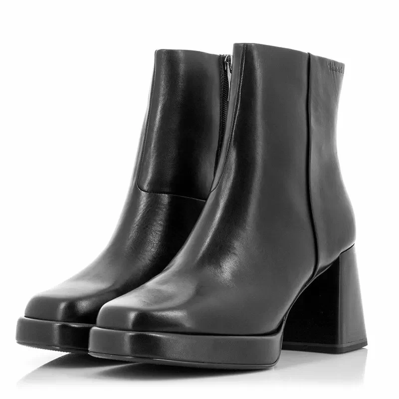 Дамски Боти На Ток TAMARIS – 1-25362-41 001 BLACK — снимка 3