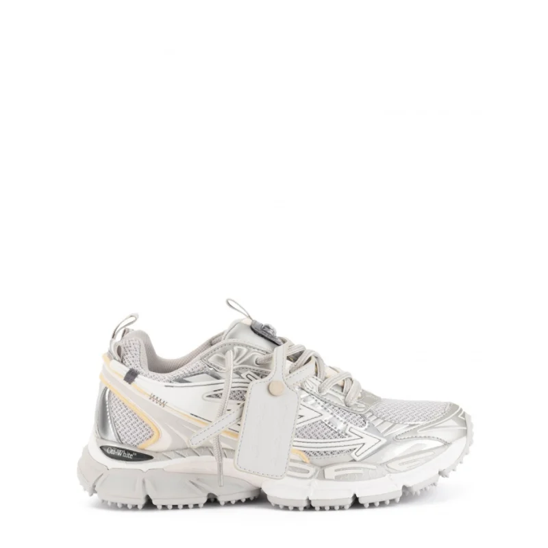 Дамски светло сиви маратонки OFF-WHITE