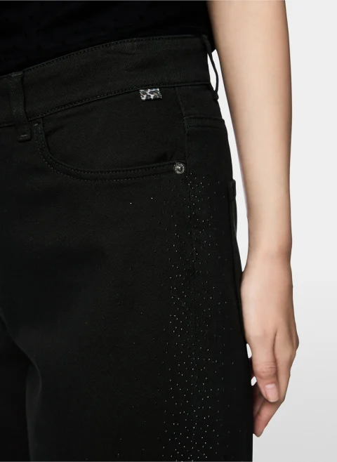 Деним с декоративни кристали 'Warri' Marc Cain Pants — снимка 4
