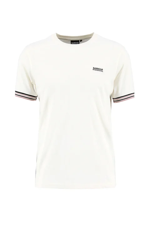 T-Shirt Burnwood Tipped Cuff MTS1603 wh32 whisper white