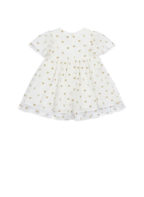 Рокля с принт Moschino Kids — снимка 2