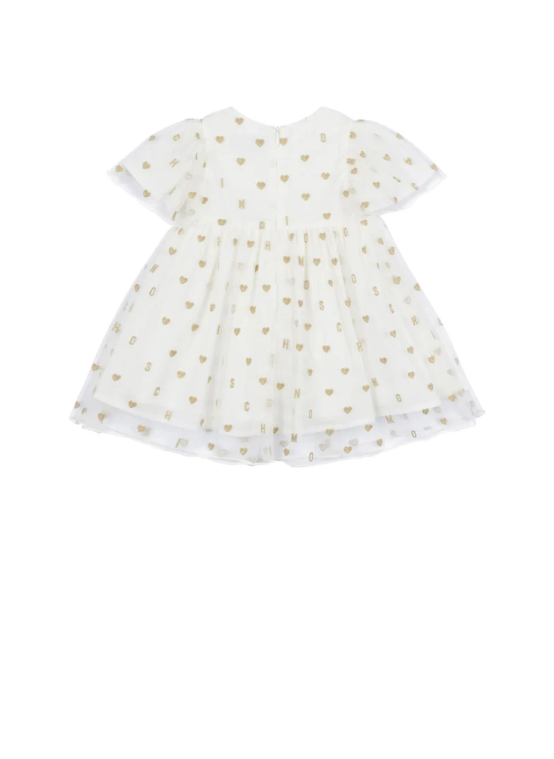 Рокля с принт Moschino Kids — снимка 2