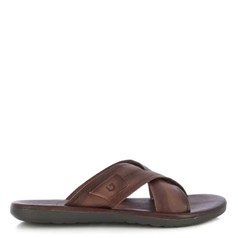 Мъжки Ежедневни Чехли DEMOCRATA – 015142-002 ZION DK BROWN