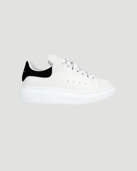 Oversized Sneaker in White and Black