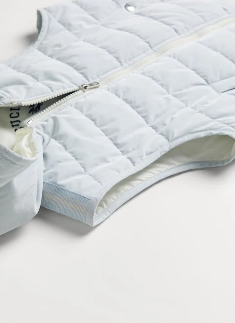 Елек с качулка Brunello Cucinelli Kids 12 — снимка 3
