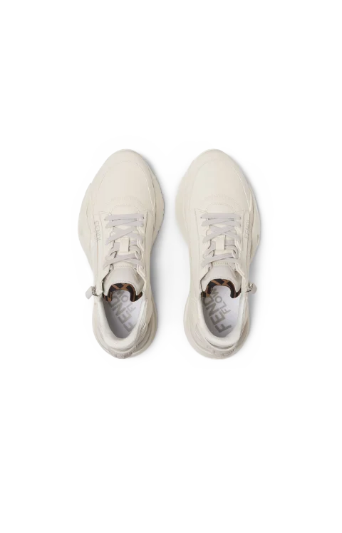 White Leather Low-Tops — снимка 4