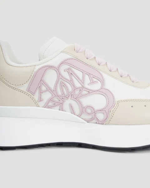 Sprint Runner in White and Porcelain — снимка 3
